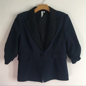 Robbi & Nikki Navy and Black Blazer